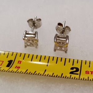 Elegant Silver Stud Earrings